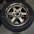 JDM Volk Racing TE37 Bronze 15 inch Wheels 